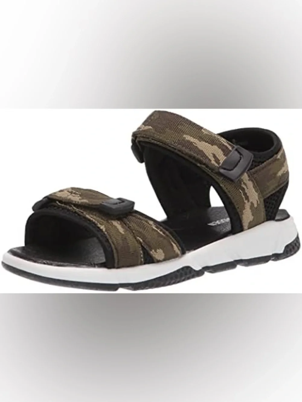 Steve Madden Kids Camouflage Sport Sandals - Olive Camo Sz 4 BNWB